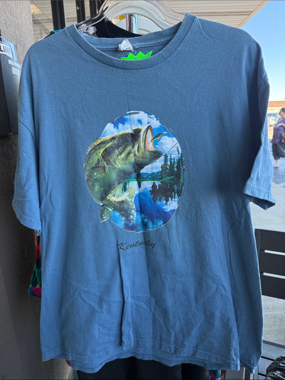 Kentucky Bass Graphic T-Shirt - Blue